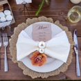 thumbnail image 3 of Napkin Rings, Silver Pearl Metal Napkin Rings (12pcs), 3 of 4