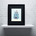 thumbnail image 4 of Trademark Fine Art "Christmas Snow Cat" Canvas Art by Carla Martell, Black Matte, Black Frame, 4 of 5