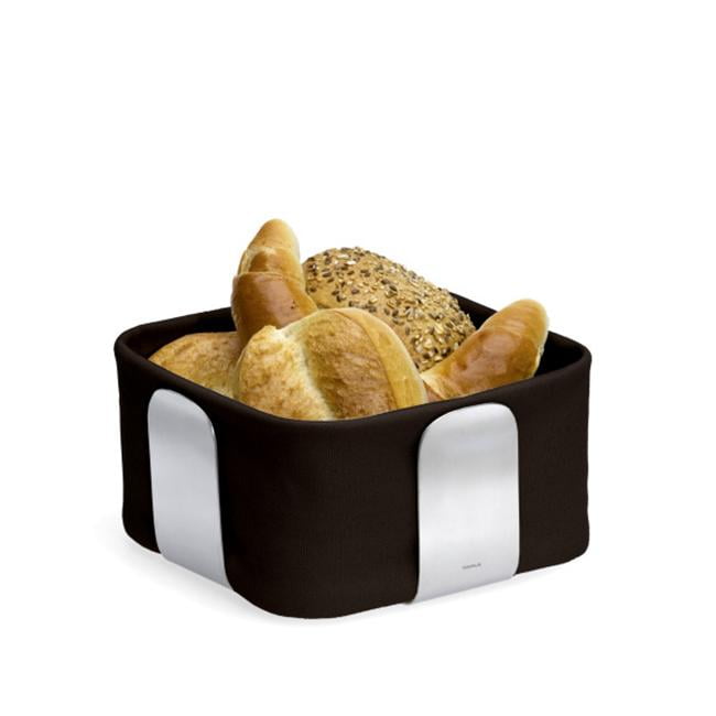 Blomus 63444 Desa Stainless Steel Small Bread Basket Brown Walmart