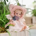 thumbnail image 2 of Sombrero Reborn Baby Doll Cloveray de 30 cm con forma de zorro rosa para niña, 2 of 6