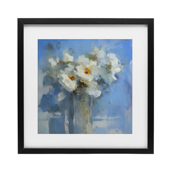 Stupell Industries Petals Remembered Abstract Black Framed Print Under Glass, design by Svetlana Aleynikova