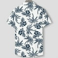 thumbnail image 5 of Leesechin Men's Hawaiian Shirt Short Sleeve Casual Summer Beach Shirt Floral Button Down Tropical Hawaii Shirts, 5 of 5