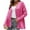 Pink, variant on Cardigans for Women Plus Sizes Women's Cardigan Jacket Long Sleeved Top