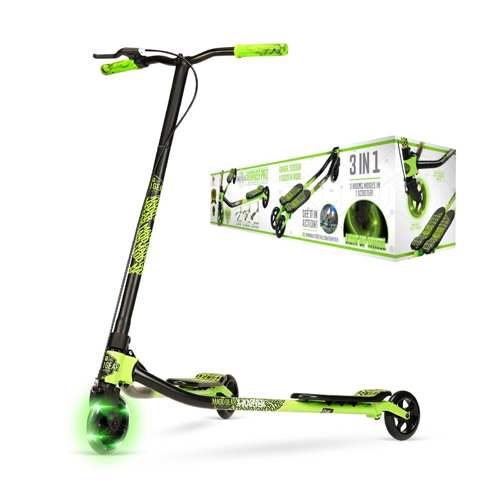 Madd Gear XKarver Pro Black Green Great For Kids Ages 8+ Max