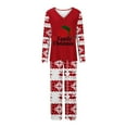 thumbnail image 4 of Xihbxyly Christmas Pajamas for Women, Women's Christmas Printed Pajama Set for Daily Home Wear Two-Piece Pajama Set with Pocket, 4 of 4
