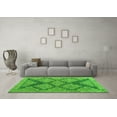 thumbnail image 3 of Ahgly Company Indoor Square Abstract Green Modern Area Rugs, 5' Square, 3 of 4