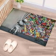 thumbnail image 5 of Man Cave Rugs, Modern Rugs, Entryway Rug, Banksy Rug, Banksy Colorful Graffiti Rugs, Abstract Rugs, Easy to Clean Rugs, Outdoor Rug, 5.9'x9.2' - 180x280 cm, 5 of 8