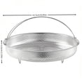 thumbnail image 7 of 1pc Stainless Steel Multi-Functional Steamer Basket, Uncharged Kitchen Strainer for Steaming Rice, Dumplings, and Vegetables, 7 of 7