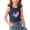 Navy, variant on Girls 4th of July Tank Top American Flag Heart Print Sleeveless Patriotic Shirt Summer Red,Size 6 T