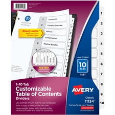 Avery AVE11134 Index Divider