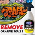 thumbnail image 6 of ZORBX Heavy Duty Cleaner & Odor Remover - Paint, Graffiti & Adhesive Remover for Metal, Wood, Glass & Concrete (24 oz), 6 of 9