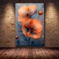 thumbnail image 4 of Mudket Framed,Modern Canvas Wall Art,Ready to Hang,Floral Canvas Print,Colorful Botanical Wall Decor,Abstract Flower Wall Art, for Bedroom Bathroom Office Decor - 12"L x 8"W, 4 of 10