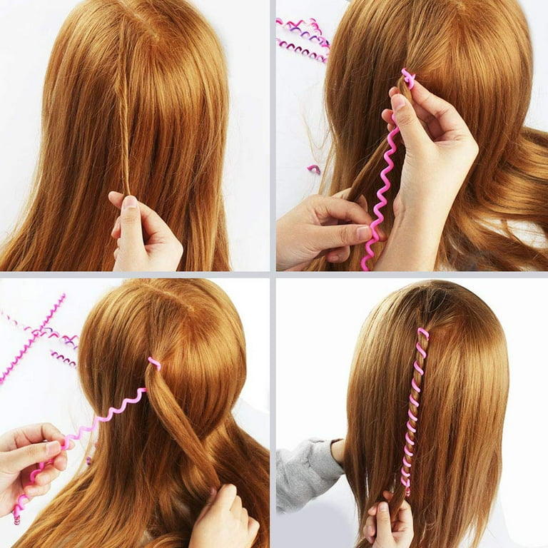 18PCS Girls Hair Styling Twister Clip, Women Hair Braider DIY Tool  Accessories, Hair beads for braids for girls Braided hair circle 