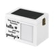 thumbnail image 1 of Urna para cenizas de mascotas, urna para mascotas, urna conmemorativa sellada y duradera, urna de madera para mascotas para conejos blanco, 1 of 9