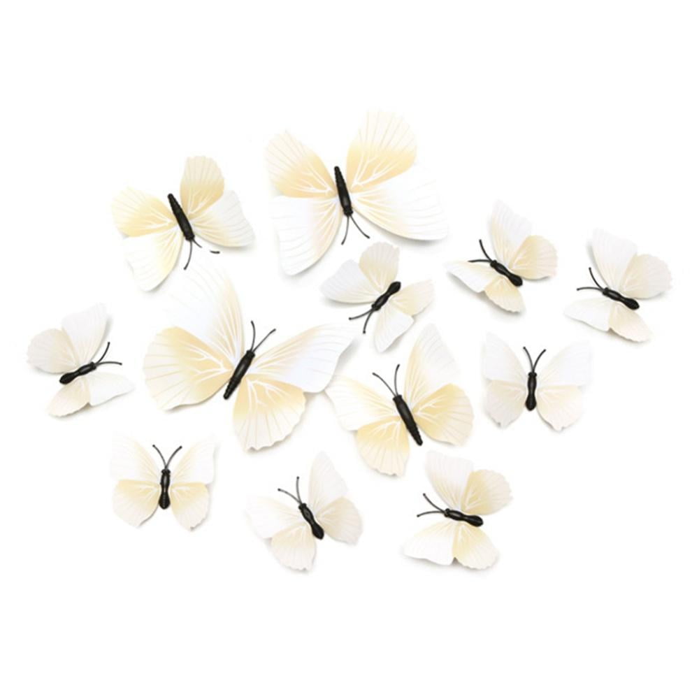 12 PCS Butterfly Refrigerator Butterfly Wall Decor Strong