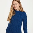 thumbnail image 5 of Aran Woollen Mills Wool Raglan Crew Neck Sweater, Women's, 5 of 7