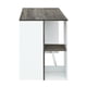 thumbnail image 4 of Escritorio de computadora FurnitureR BRENTON con estante de ALMACENAMIENTO gris, 4 of 8