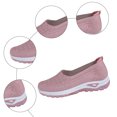 thumbnail image 4 of Rokment Womens Orthopedic Walking Running Slip on Sock Shoes Comfortable Knit Arch Support Nonslip Work Nurses Nursing Tennis Sneakers Red Size 8, 4 of 6