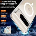 thumbnail image 4 of For Google Pixel 8 Pro Case Compatible With 𝐌𝐚𝐠𝐬𝐚𝐟𝐞, Shockproof Hard Pc Back With Soft Tpu Magnetic Cover Phone Case For Pixel 8Pro, 6.7 Inch, Crystal Clear[o1531], 4 of 5
