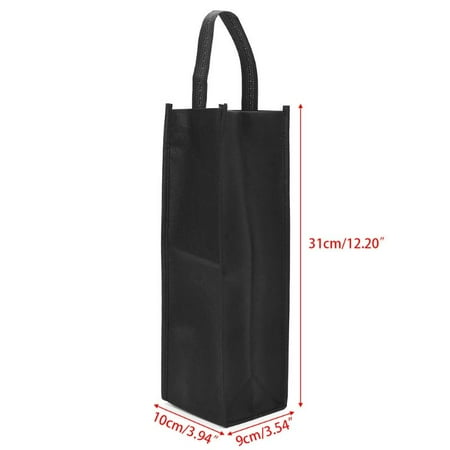 

ZOYONE 1Pc Non-woven Fabric Red Wine Bottle Bags Gift Weddings Holiday Party Washable