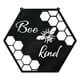 thumbnail image 1 of Letrero colgante de colmena de abejas de acero inoxidable, colgantes de arte de pared (negro B) Ehuebsd Libre de BPA, 1 of 7