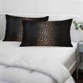 thumbnail image 4 of Leopard Print Pillow Covers 12"x20", Chic Abstract Black Brown Animals Texture Soft Brushed Microfiber Breathable Throw Pillow Covers, Pillowcase with Zipper for Couch Sofa Bedroom Living Room, 4 of 9