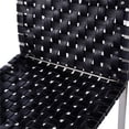 thumbnail image 4 of Butler Specialty Company Urban Woven Leather Rectangular  28" Barstool - Black, 4 of 8