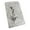 100 Bags, variant on 200 Qty 4" x 6" Decorative Flat Paper Gift Bags - Silvertone Static Pattern Bags w/Black Flower - for Sales/Treats/Parties Cookies/Gifts - N'icePackaging