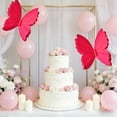 thumbnail image 6 of PONPRNGY 1Pc Giant Butterfly Party Decoration Artificial 3D Large Butterflies Prop for Christmas Baby Shower Birthday Party Wedding Garden Reception Banquet Ceremony Church, 6 of 6