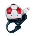 thumbnail image 1 of Timbre para bicicleta, timbres para manillar, balón de fútbol ligero, diseñado para fútbol Rojo, 1 of 8
