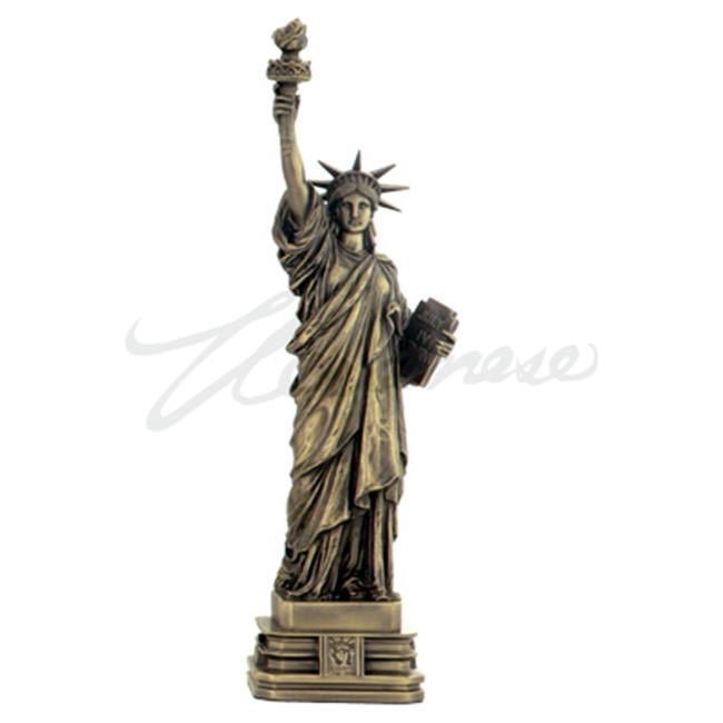 Veronese Design WU75727A1 Resin Statue of Liberty Collectible Figure Statue