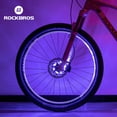 thumbnail image 4 of ROCKBROS RGB Bicycle Hub Light,Plastic Waterproof Decorative lights,Rechargable for Mountain Bike Decor, 4 of 10