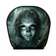 thumbnail image 3 of Ghost Face Headrest Covers, Scary Covers for Cars, Stretchy Seat Headrest Protector, Funny Cover for Auto, Vehicle, Truck, SUV, Washable Elastic Fabric, Interior Accessories（A), 3 of 3