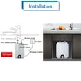 thumbnail image 4 of iMeshbean 110V 8L 1500W Electric Tank Hot Water Heater Kitchen Bathroom Home 95°F-167°F US, 4 of 7
