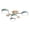 green, variant on Nordic Semi Flush Ceiling Light, Simple Nordic Style Solid Wood Frame Round Acrylic Design, Indoor Chandelier, Lighting Fixture for Living Room Bedroom Home Indoor Daily Illumination