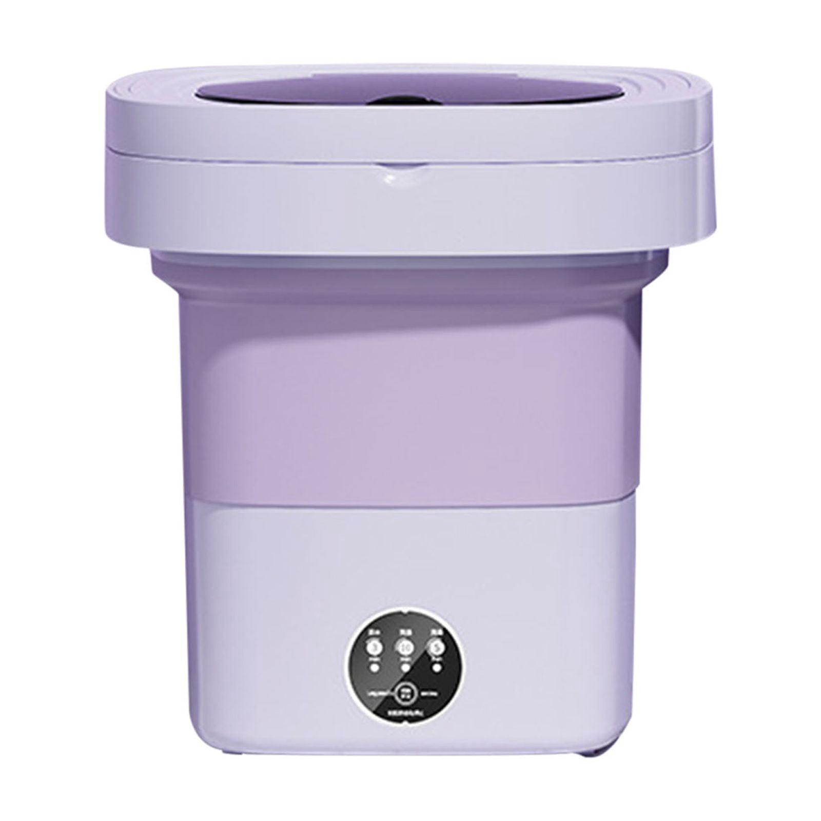 FHBVT Folding Portable Mini Washing Machine 8.5L Large Capacity 3 Intelligent Cleaning Modes Foldable Space-Saving Dehydration Function for Dormitory Travel Home Underwear Baby Clothing Washing