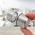 thumbnail image 5 of YoeXGDS 1PC Mini Pepper Grinder Shakers for Travel, Stainless Steel Grinder with Glass Body, Refillable Seasonings Grinder for Kitchen Cooking 2inch, 5 of 8