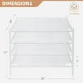 thumbnail image 2 of Sweater Drying Rack, Mesh Clothes Drying Rack, Stackable Laundry Drying Rack, Lay Flat Dryer for Delicates, Portable Dry Rack for Indoor or Outdoor, White, 4-Pack, 2 of 4