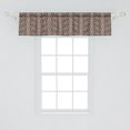 thumbnail image 2 of Ambesonne Damask Window Valance, Classic Baroque Medieval, 54" X 12", Rose Brown, 2 of 3