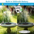 thumbnail image 3 of Bomba de agua solar POPOSOAP P108D 8W con batería de 3600 mAh, 3 of 8