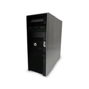 Z620 Workstation, 2x Xeon E5-2630 v2 2.6GHz Six Core Processors, 96GB DDR3 Memory, 1x 600GB 10K Hard Drive, NVIDIA Quadro 2000, Windows 10 Professional 64-bit Installed, (Refurbished)