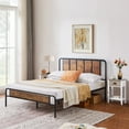 thumbnail image 2 of VECELO 3-Piece Bedroom Sets Metal Bed Frame and 2 Nightstands, 2 of 9