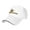 White, variant on American International College Casual Sandwich Baseball Cap Adjustable For Men For Women