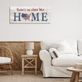 thumbnail image 2 of Stupell Industries Patriotic There's No Place Like Home Phrase Americana, 40 x 17, Design by Natalie Carpentieri, 2 of 7
