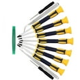 thumbnail image 1 of 12 Pcs Torx Screwdriver Set Include T3 T4 T5 T6 T7 T8 T10 Star Screwdrivers, Stainless Steel Tweezers and Philip Slotted Magnetic Screwdrivers Compatible with Phone/Mac/Computer, 1 of 9