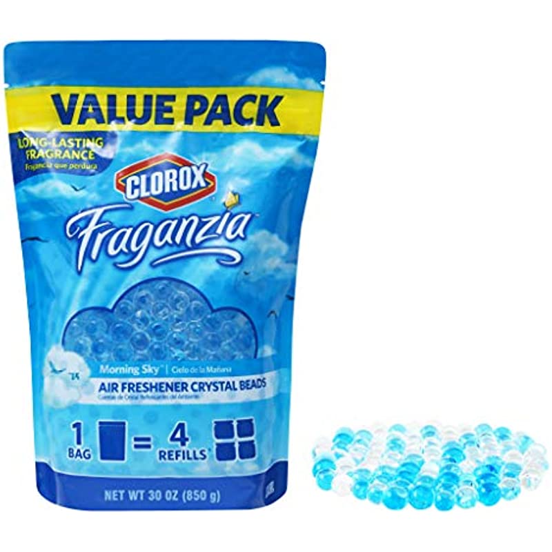 Clorox Fraganzia Air Freshener Crystal Beads Refill Pouch in Morning