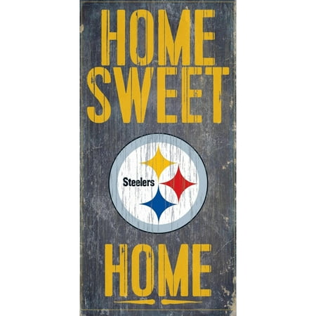 Pittsburgh Steelers Nfl Neon Sign - Pittsburgh Steelers 6'' x 12'' Home Sweet Home Sign - No Size