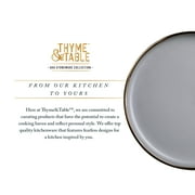 Thyme & Table Stoneware Ava Dinner Plate, Grey