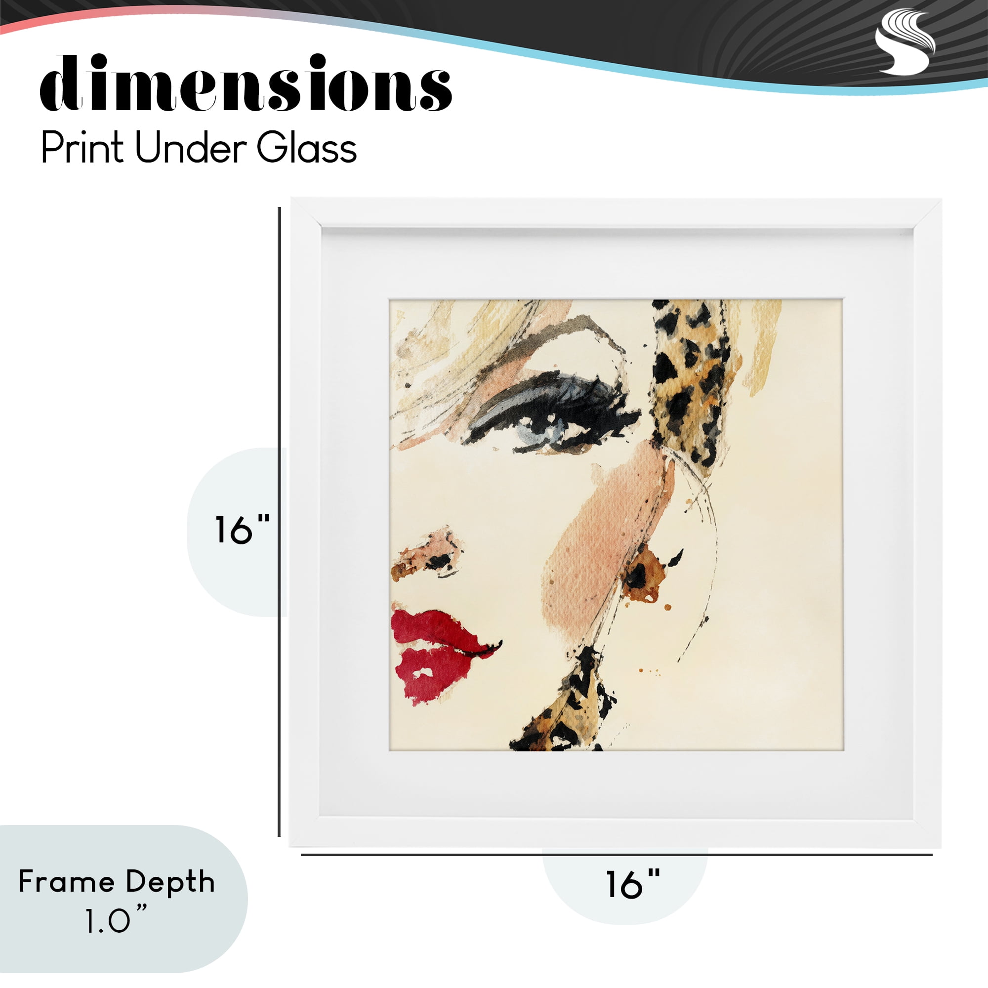 Stupell Industries Crimson Enigma Lipstick White Framed Print Under Glass, design by Svetlana Aleynikova