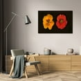 thumbnail image 3 of Vitaly Geyman 24x14 Gallery Wrapped Canvas Wall Art Titled - Nasturtiums Duet, 3 of 4